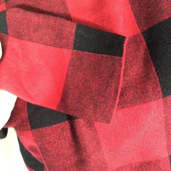 Tahari Red & Black Long Sleeve Sweater Size Small NWOT - Picture 4 of 9